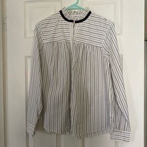 GAP striped poplin shirt